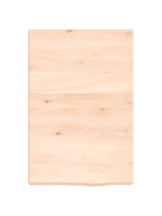 Koupelnová deska 40x60x(2-4) cm neošetřené masivní dřevo
