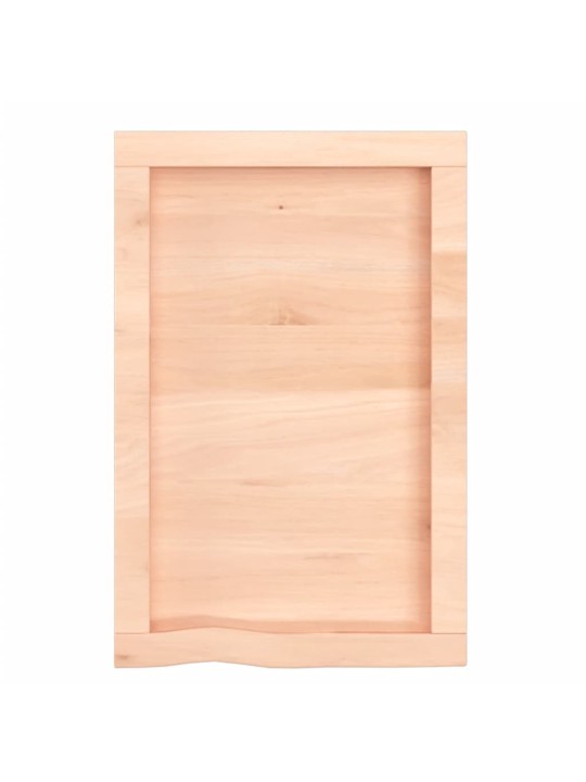 Koupelnová deska 40x60x(2-4) cm neošetřené masivní dřevo