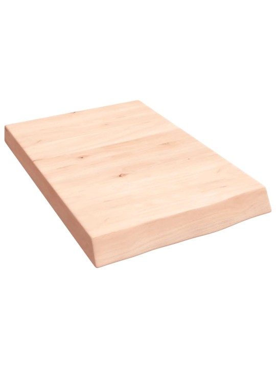 Koupelnová deska 40x60x(2-6) cm neošetřené masivní dřevo