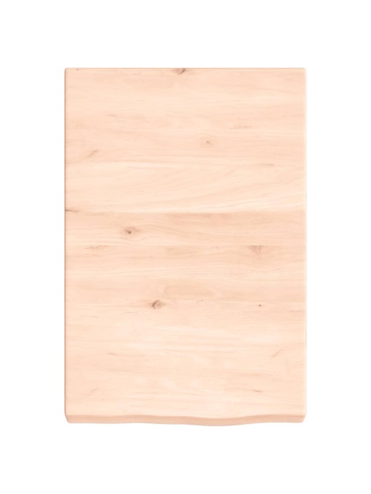 Koupelnová deska 40x60x(2-6) cm neošetřené masivní dřevo