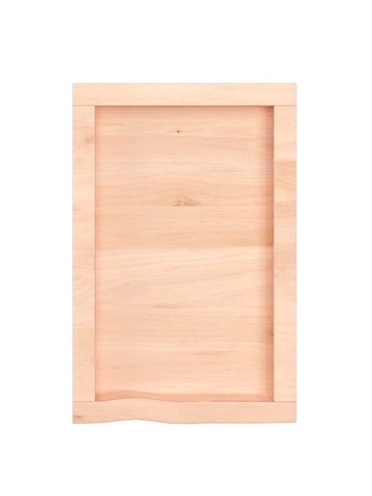 Koupelnová deska 40x60x(2-6) cm neošetřené masivní dřevo