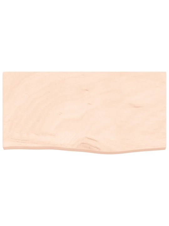Koupelnová deska 60x30x(2-4) cm neošetřené masivní dřevo