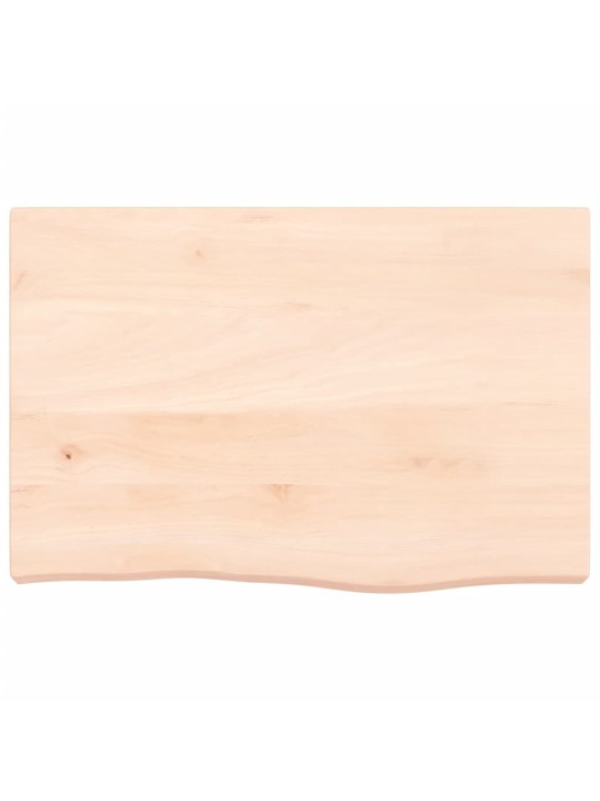 Koupelnová deska 60x40x(2-6) cm neošetřené masivní dřevo