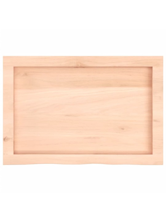 Koupelnová deska 60x40x(2-6) cm neošetřené masivní dřevo