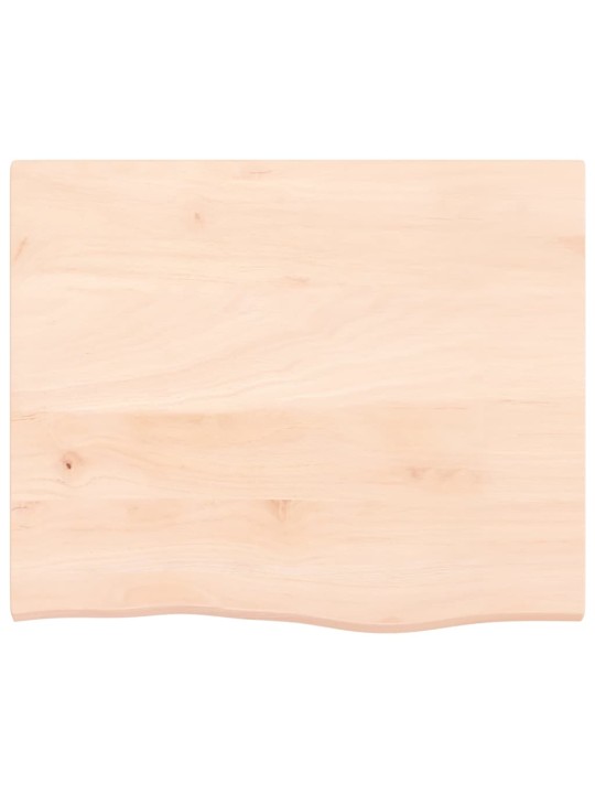 Koupelnová deska 60 x 50 x 2 cm neošetřené masivní dřevo