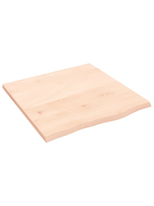Koupelnová deska 60 x 60 x 2 cm neošetřené masivní dřevo