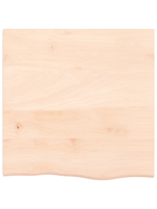 Koupelnová deska 60 x 60 x 2 cm neošetřené masivní dřevo