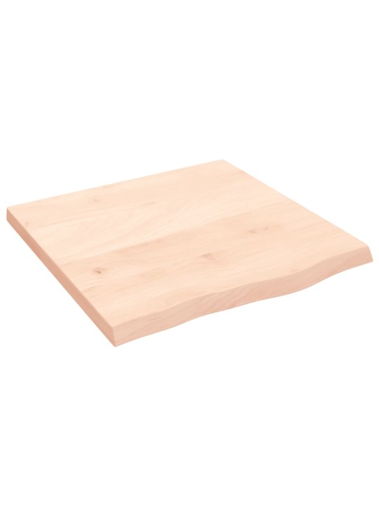 Koupelnová deska 60x60x(2-4) cm neošetřené masivní dřevo