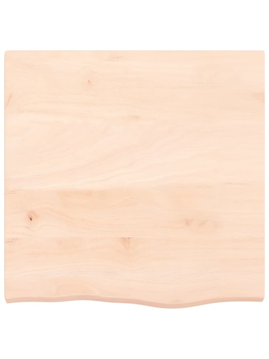 Koupelnová deska 60x60x(2-4) cm neošetřené masivní dřevo
