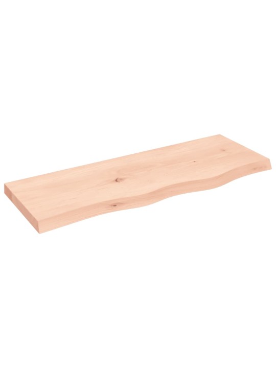 Koupelnová deska 80x30x(2-4) cm neošetřené masivní dřevo