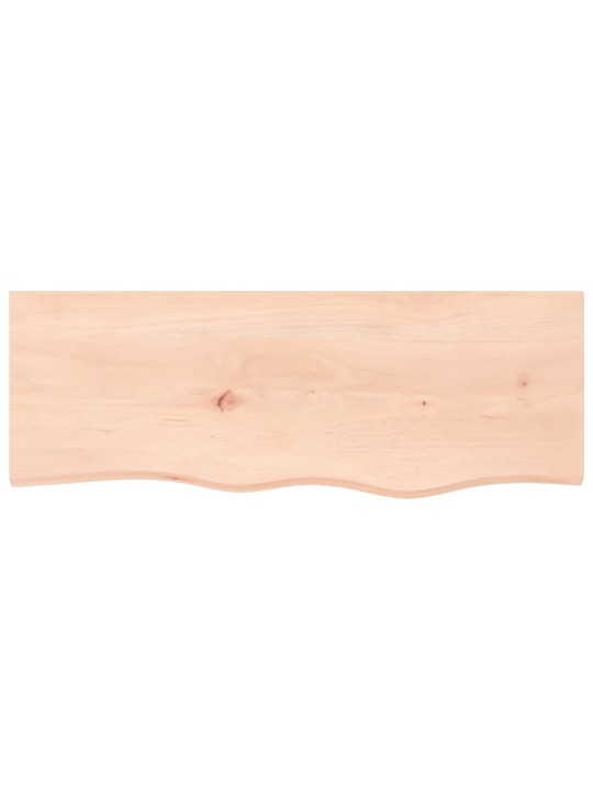 Koupelnová deska 80x30x(2-4) cm neošetřené masivní dřevo