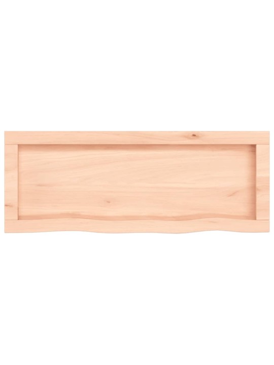 Koupelnová deska 80x30x(2-4) cm neošetřené masivní dřevo