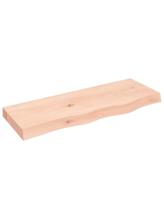 Koupelnová deska 80x30x(2-6) cm neošetřené masivní dřevo