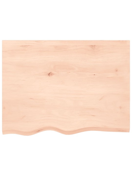 Koupelnová deska 80x60x(2-4) cm neošetřené masivní dřevo
