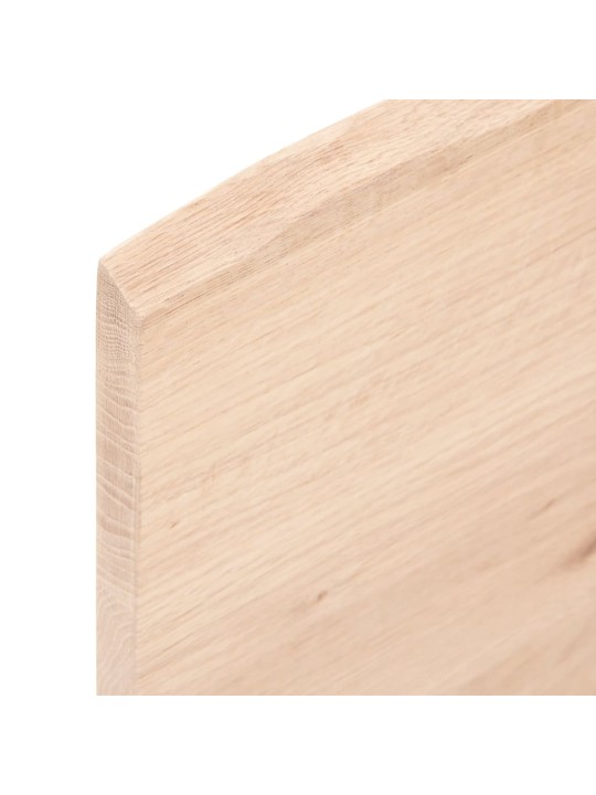 Koupelnová deska 100 x 40 x 2 cm neošetřené masivní dřevo