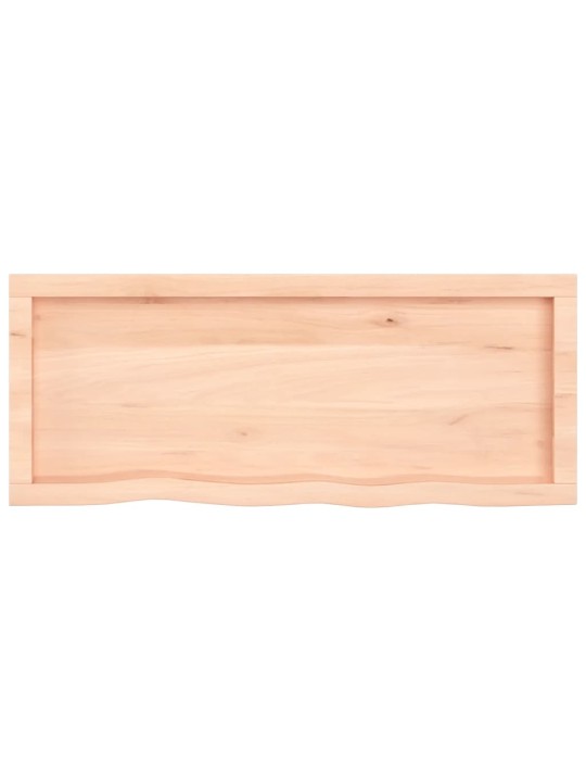 Koupelnová deska 100x40x(2-4) cm neošetřené masivní dřevo