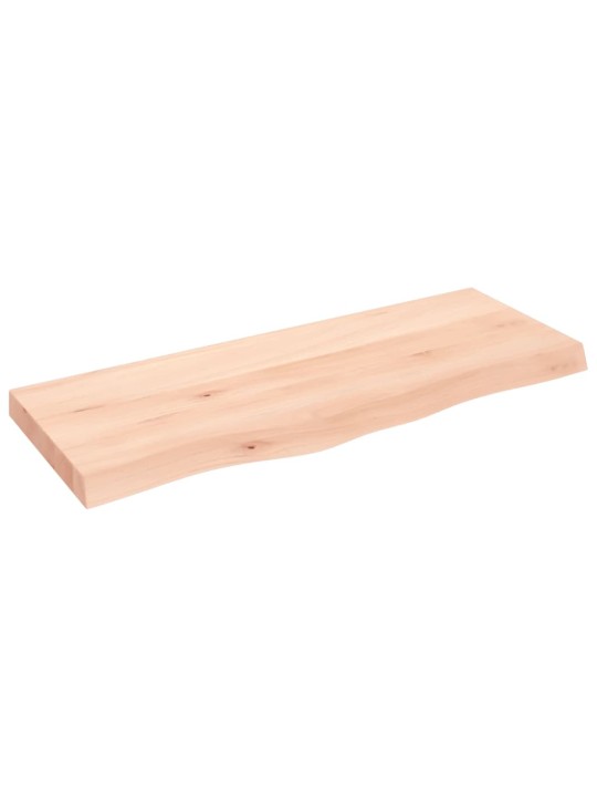 Koupelnová deska 100x40x(2-6) cm neošetřené masivní dřevo