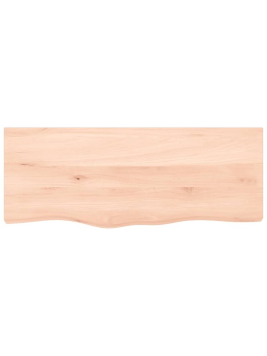 Koupelnová deska 100x40x(2-6) cm neošetřené masivní dřevo