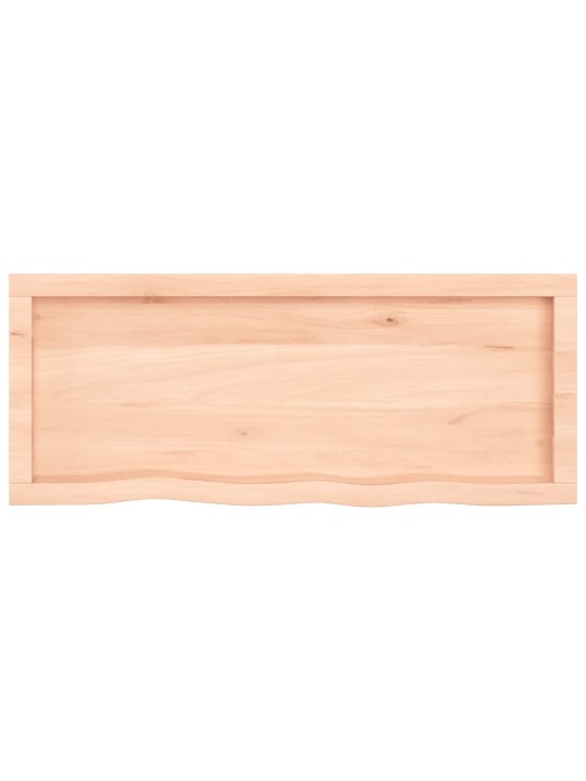 Koupelnová deska 100x40x(2-6) cm neošetřené masivní dřevo