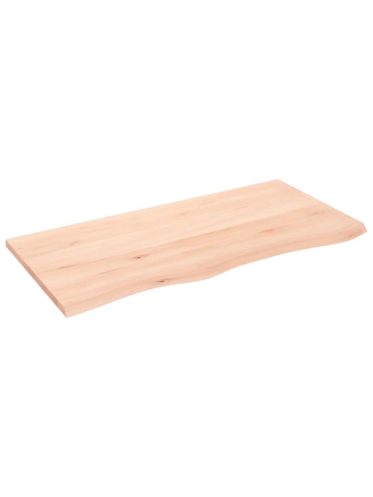 Koupelnová deska 100 x 50 x 2 cm neošetřené masivní dřevo