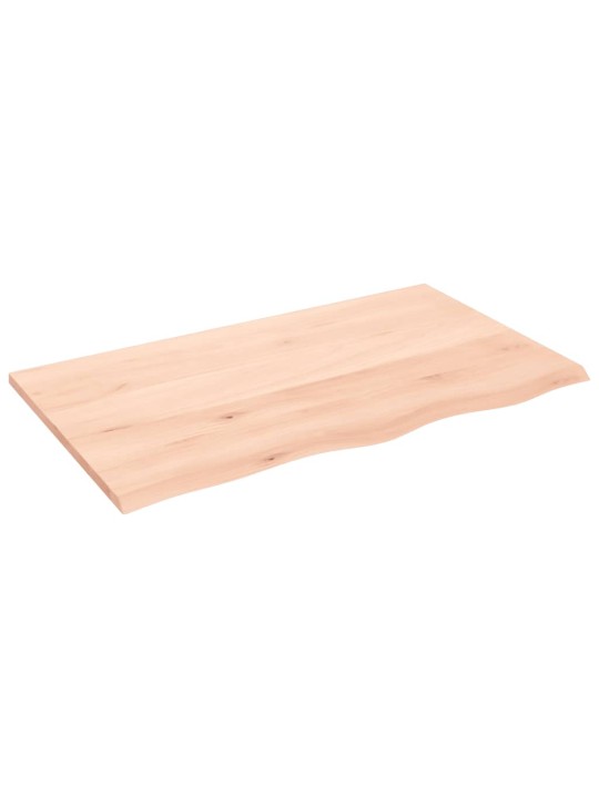 Koupelnová deska 100 x 60 x 2 cm neošetřené masivní dřevo