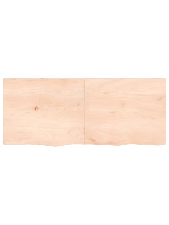 Koupelnová deska 120x50x(2-4) cm neošetřené masivní dřevo