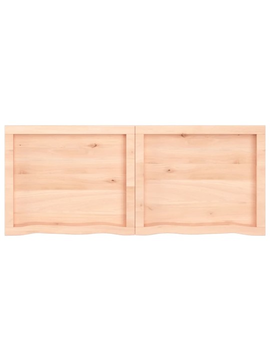 Koupelnová deska 120x50x(2-4) cm neošetřené masivní dřevo