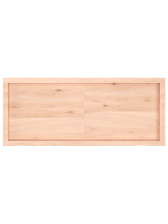 Koupelnová deska 120x50x(2-6) cm neošetřené masivní dřevo