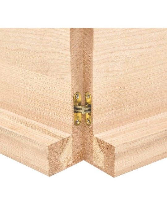 Koupelnová deska 120x50x(2-6) cm neošetřené masivní dřevo