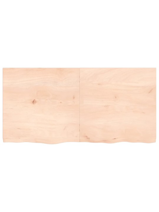 Koupelnová deska 120x60x(2-4) cm neošetřené masivní dřevo