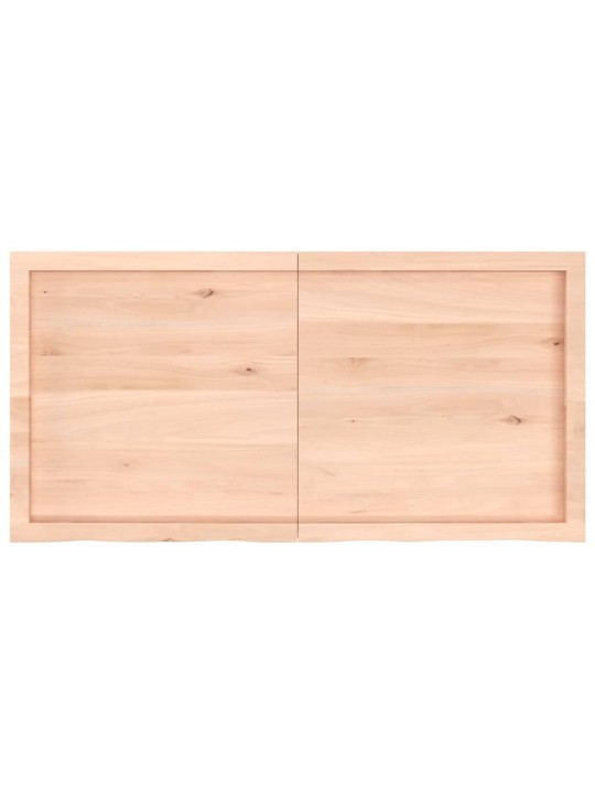 Koupelnová deska 120x60x(2-4) cm neošetřené masivní dřevo