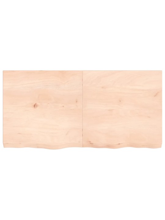 Koupelnová deska 120x60x(2-6) cm neošetřené masivní dřevo