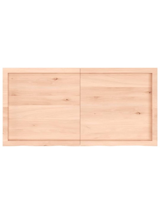 Koupelnová deska 120x60x(2-6) cm neošetřené masivní dřevo