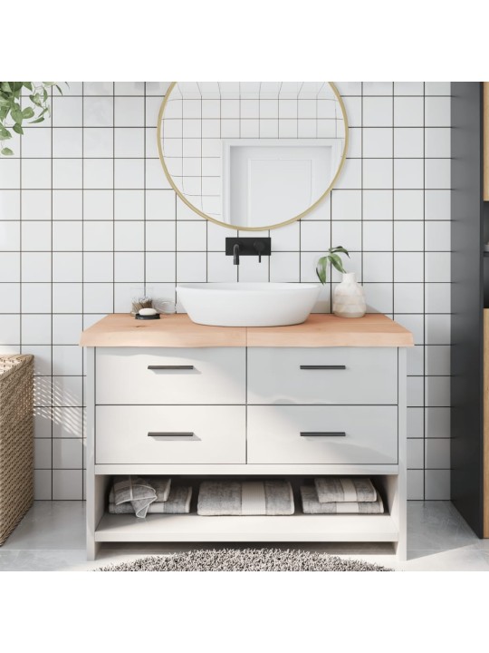 Koupelnová deska 120x60x(2-6) cm neošetřené masivní dřevo