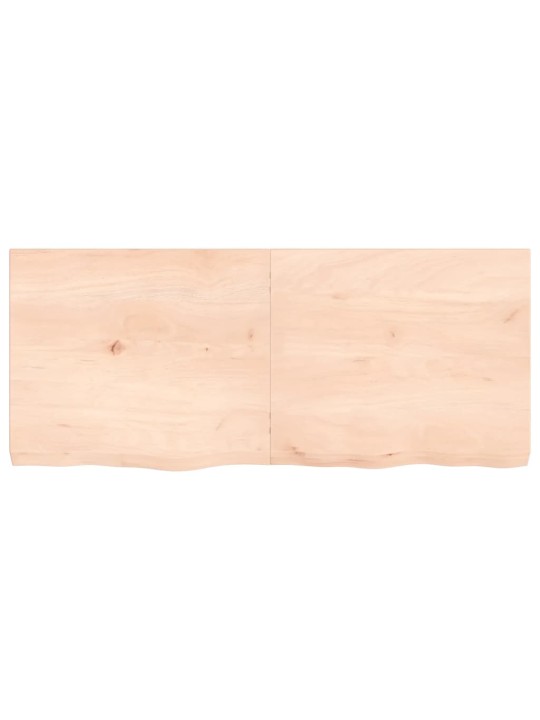 Koupelnová deska 140x60x(2-6) cm neošetřené masivní dřevo
