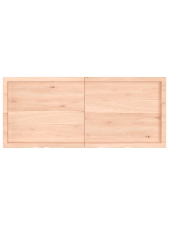 Koupelnová deska 140x60x(2-6) cm neošetřené masivní dřevo