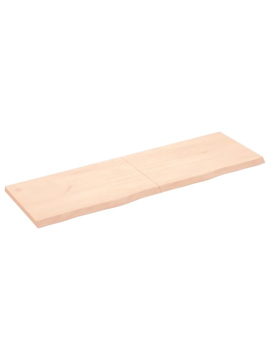 Koupelnová deska 160x50x(2-4) cm neošetřené masivní dřevo