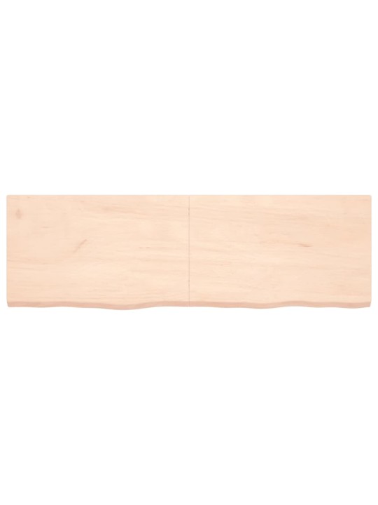 Koupelnová deska 160x50x(2-4) cm neošetřené masivní dřevo