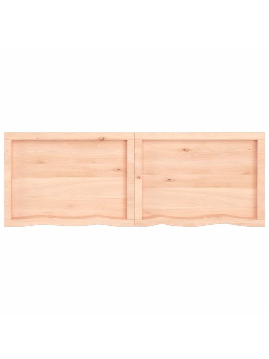 Koupelnová deska 160x50x(2-4) cm neošetřené masivní dřevo