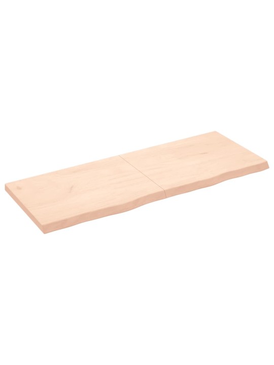 Koupelnová deska 160x60x(2-6) cm neošetřené masivní dřevo