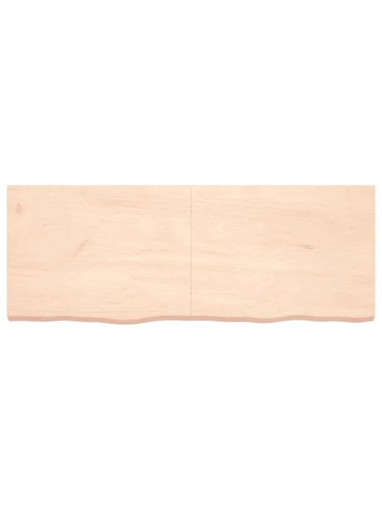 Koupelnová deska 160x60x(2-6) cm neošetřené masivní dřevo