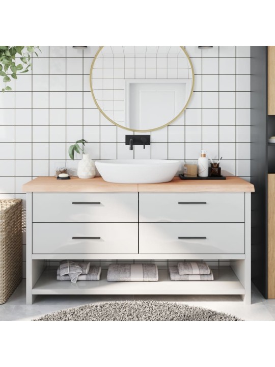Koupelnová deska 160x60x(2-6) cm neošetřené masivní dřevo