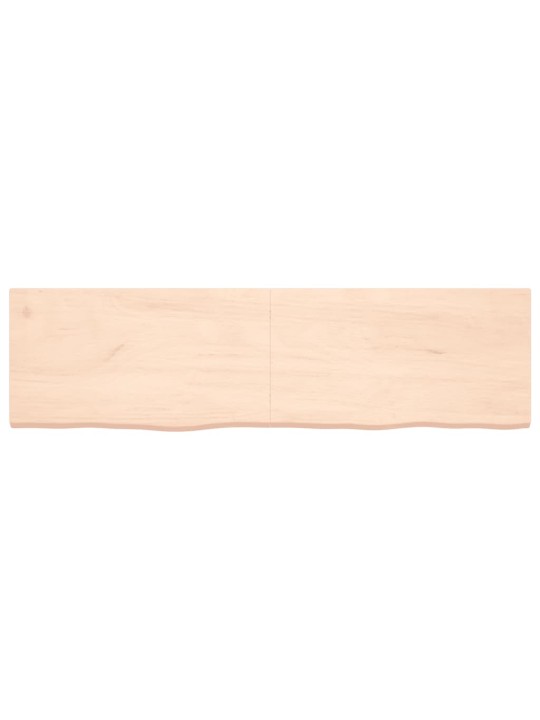 Koupelnová deska 180x50x(2-4) cm neošetřené masivní dřevo
