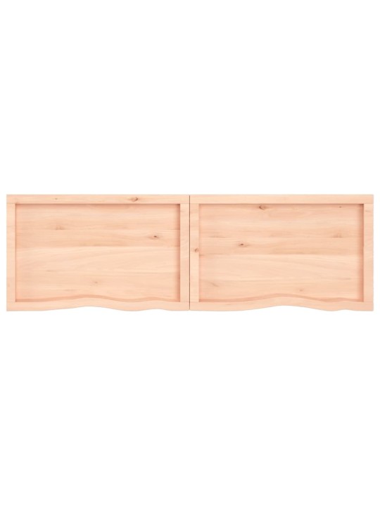 Koupelnová deska 180x50x(2-4) cm neošetřené masivní dřevo