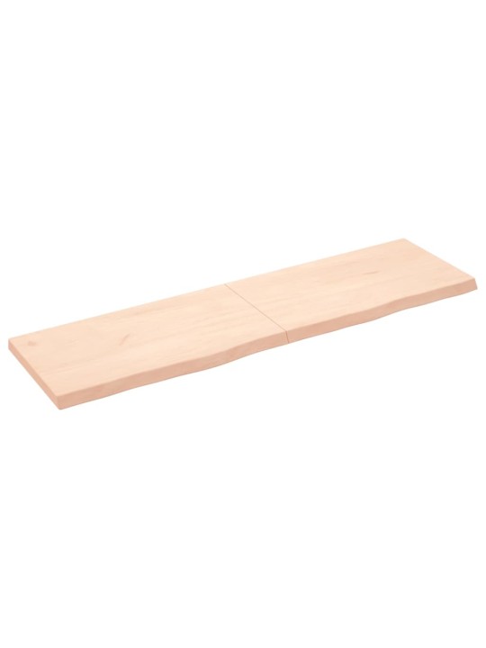 Koupelnová deska 180x50x(2-6) cm neošetřené masivní dřevo