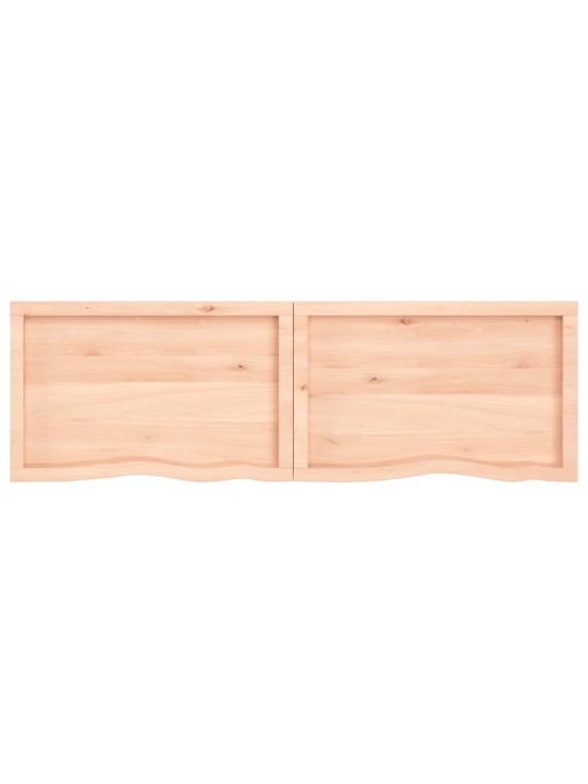 Koupelnová deska 180x50x(2-6) cm neošetřené masivní dřevo