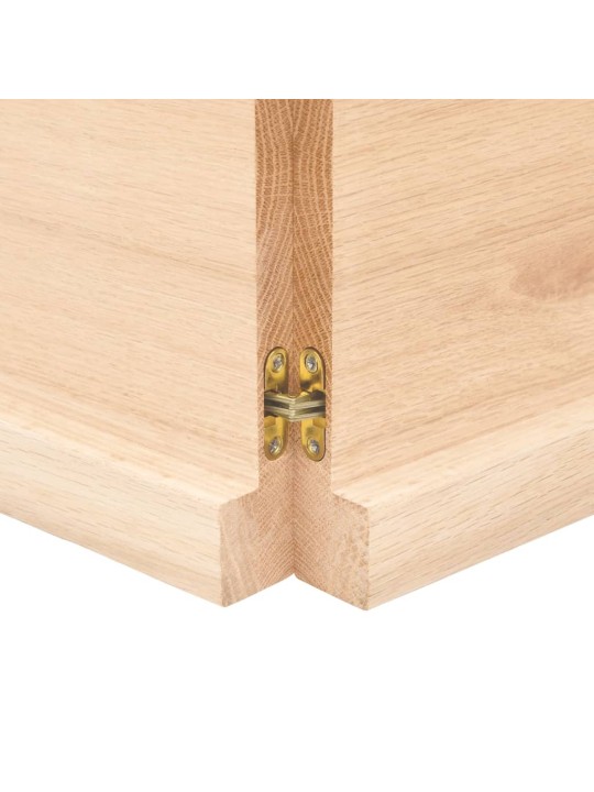 Koupelnová deska 180x60x(2-4) cm neošetřené masivní dřevo