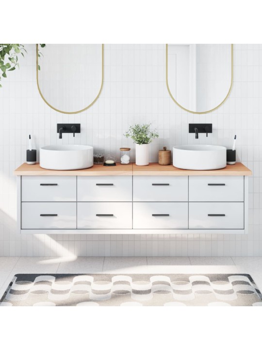 Koupelnová deska 180x60x(2-4) cm neošetřené masivní dřevo