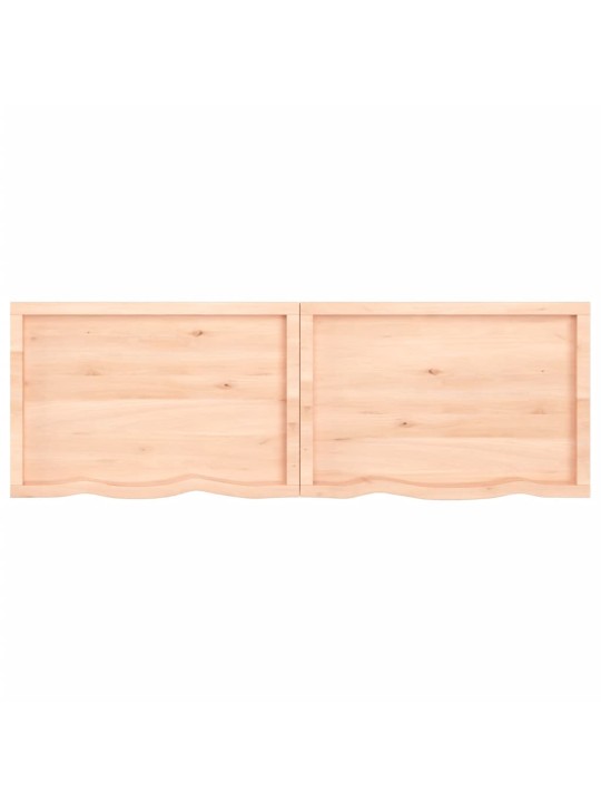 Koupelnová deska 180x60x(2-6) cm neošetřené masivní dřevo