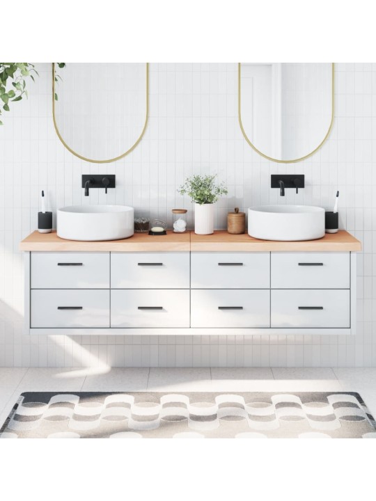 Koupelnová deska 180x60x(2-6) cm neošetřené masivní dřevo